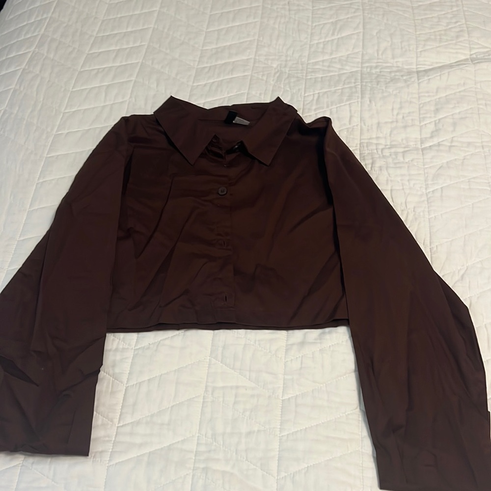Brand- H&M. Size- Small. Color- Brown